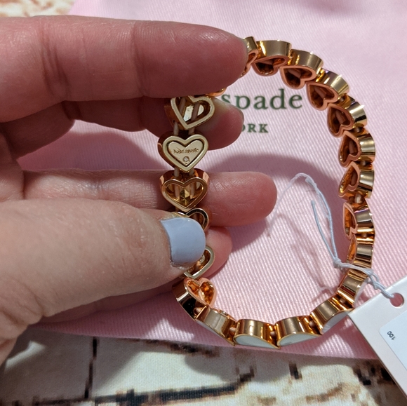 🆕 SALE Kate Spade Heritage Spade Heart Bracelet - Picture 5 of 7